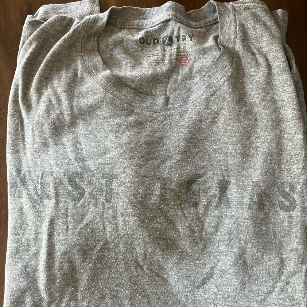 Gray Men's Short Sleeve Tee
